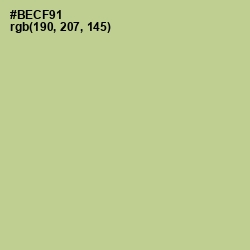 #BECF91 - Rainee Color Image