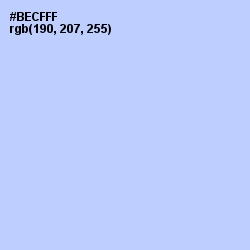 #BECFFF - Spindle Color Image