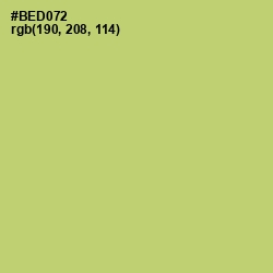 #BED072 - Wild Willow Color Image