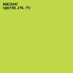 #BED847 - Conifer Color Image