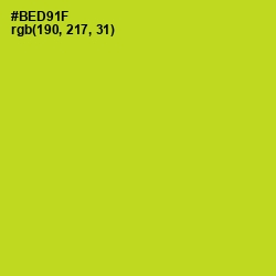 #BED91F - Fuego Color Image