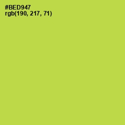 #BED947 - Conifer Color Image