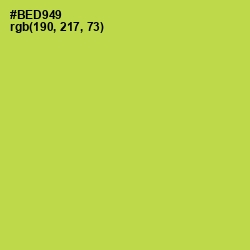 #BED949 - Conifer Color Image