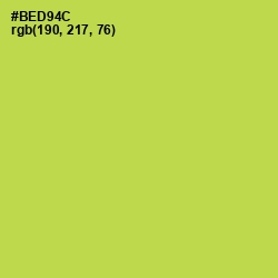 #BED94C - Conifer Color Image