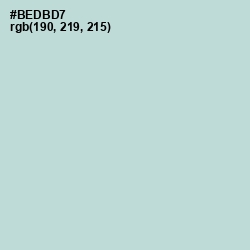 #BEDBD7 - Jet Stream Color Image