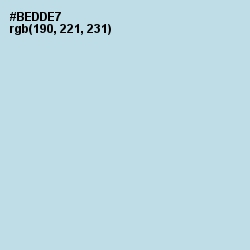 #BEDDE7 - Ziggurat Color Image