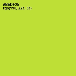 #BEDF35 - Key Lime Pie Color Image