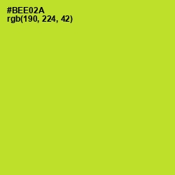 #BEE02A - Green Yellow Color Image