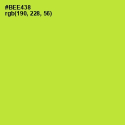 #BEE438 - Green Yellow Color Image