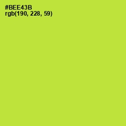 #BEE43B - Green Yellow Color Image