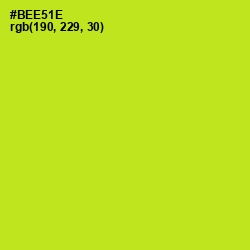 #BEE51E - Inch Worm Color Image