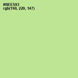 #BEE593 - Moss Green Color Image