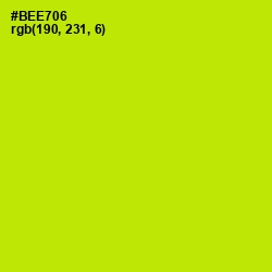 #BEE706 - Inch Worm Color Image