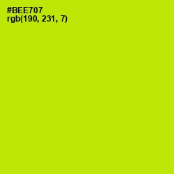 #BEE707 - Inch Worm Color Image