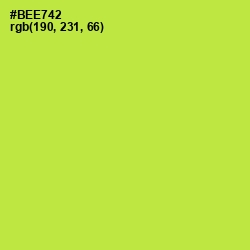 #BEE742 - Conifer Color Image