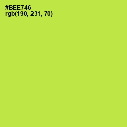 #BEE746 - Conifer Color Image