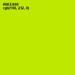 #BEE800 - Lime Color Image