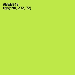 #BEE848 - Conifer Color Image
