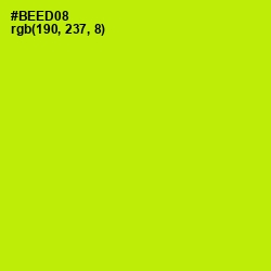 #BEED08 - Lime Color Image