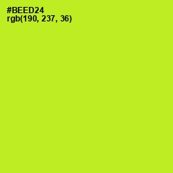 #BEED24 - Green Yellow Color Image