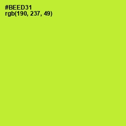 #BEED31 - Green Yellow Color Image