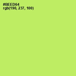 #BEED64 - Conifer Color Image