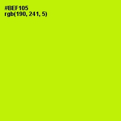 #BEF105 - Lime Color Image