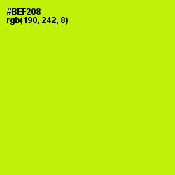 #BEF208 - Lime Color Image