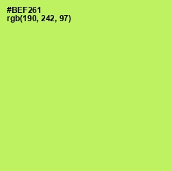 #BEF261 - Conifer Color Image