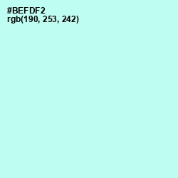 #BEFDF2 - Charlotte Color Image