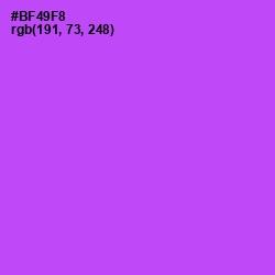 #BF49F8 - Lavender Color Image