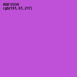 #BF51D9 - Amethyst Color Image
