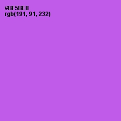 #BF5BE8 - Lavender Color Image