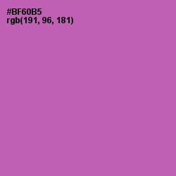 #BF60B5 - Wisteria Color Image