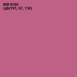 #BF6186 - Turkish Rose Color Image