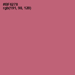 #BF6278 - Coral Tree Color Image