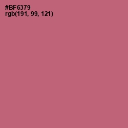 #BF6379 - Coral Tree Color Image