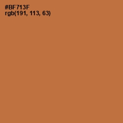 #BF713F - Copper Color Image