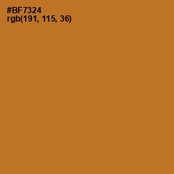 #BF7324 - Copper Color Image
