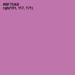 #BF75AB - Wisteria Color Image