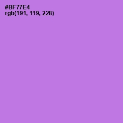 #BF77E4 - Lavender Color Image