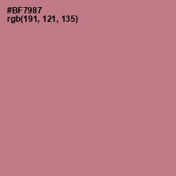 #BF7987 - Turkish Rose Color Image