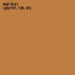 #BF7E41 - Santa Fe Color Image