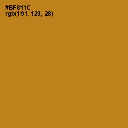 #BF811C - Hot Toddy Color Image