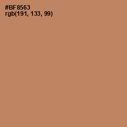 #BF8563 - Teak Color Image