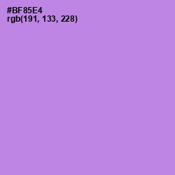 #BF85E4 - Dull Lavender Color Image