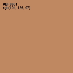 #BF8861 - Teak Color Image