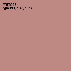 #BF8983 - Brandy Rose Color Image