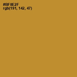 #BF8E2F - Marigold Color Image