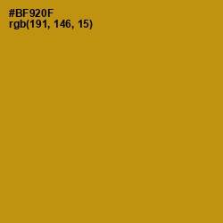 #BF920F - Hot Toddy Color Image